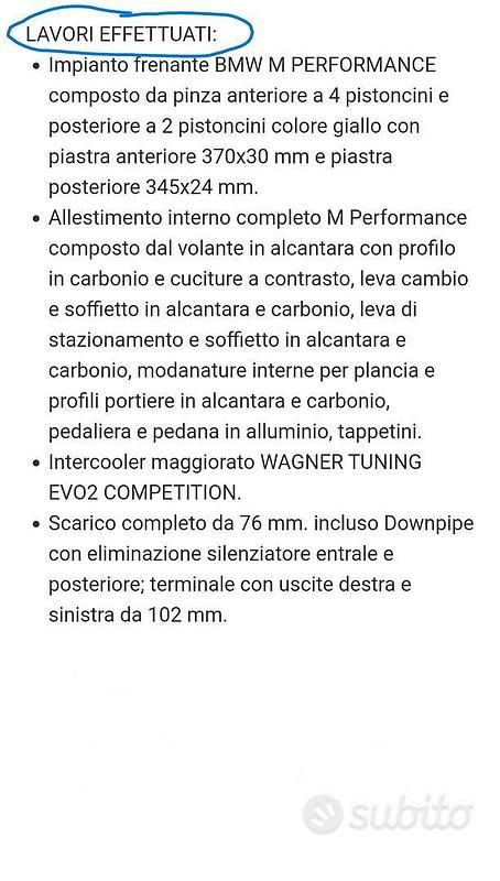 Usata BMW 125 Efficient Dynamics 218 CV (160 kW) 2014 Blu Utilitaria