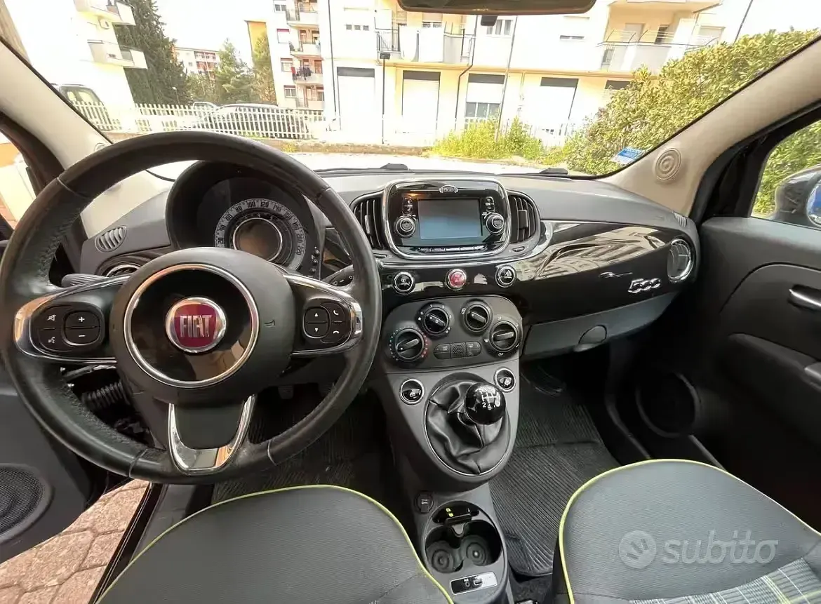 Usata Fiat 500 69 CV (50 kW) 2016 Nero Berlina