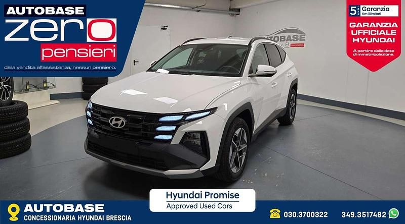 Atlas white Nuova 2025 Hyundai Tucson SUV | 27.900 € (Buon prezzo) - Immagine 1/3
