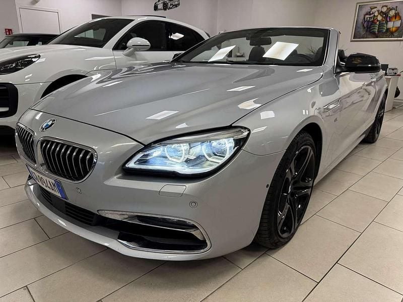 Usata BMW 640 Cabriolet 313 CV (230 kW) 2015 Grigio Cabrio