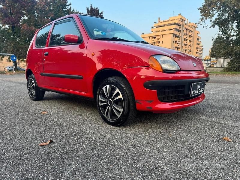 Usata Fiat Seicento 39 CV (28 kW) 2000 Rosso Utilitaria