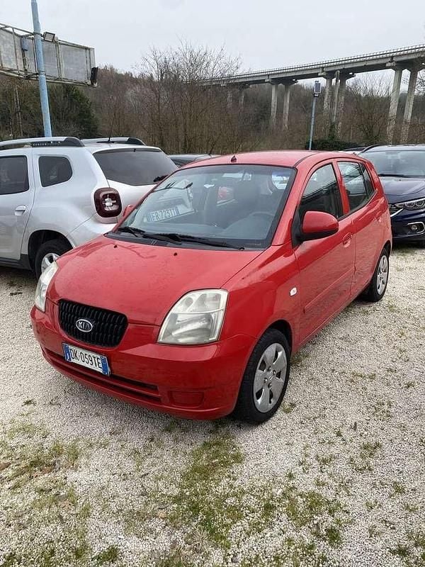 Usata Kia Picanto EX 65 CV (47 kW) 2007 Rosso Utilitaria