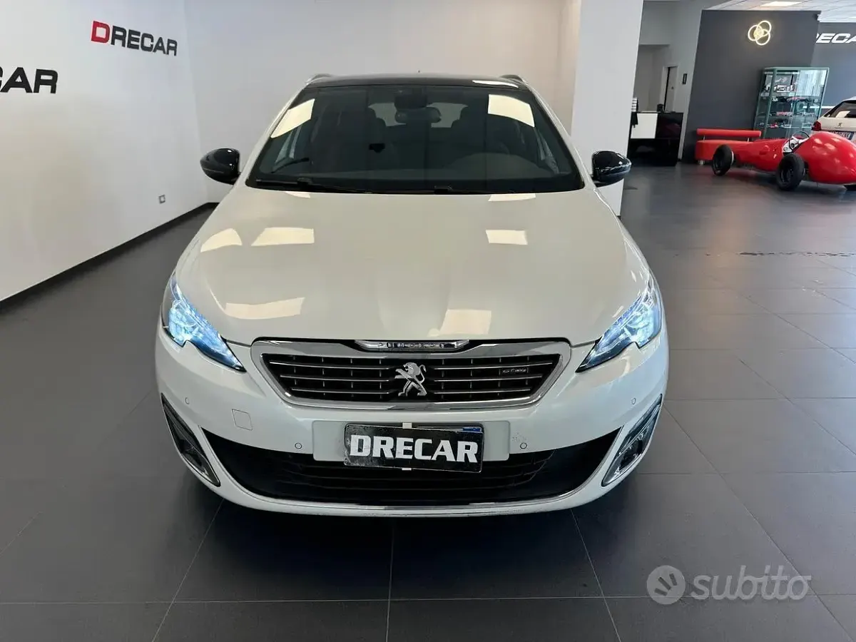 Usata Peugeot 308 GT-line 120 CV (88 kW) 2016 Bianco Station wagon