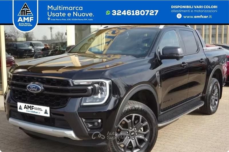Usata Ford Ranger Wildtrack 205 CV (150 kW) 2024 Nero Pick-up
