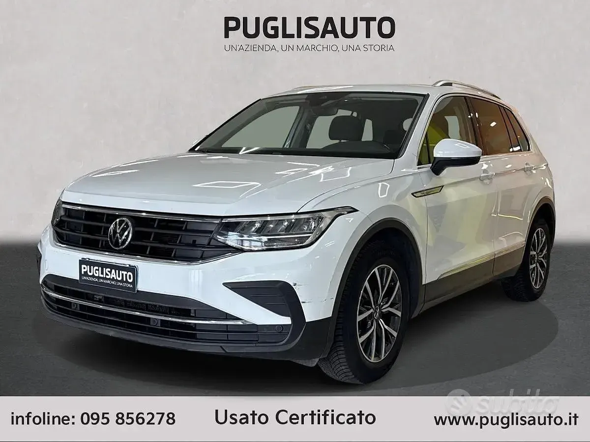 Usata VW Tiguan Life 122 CV (89 kW) 2021 Bianco SUV