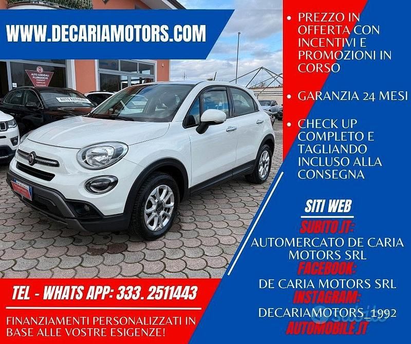 Usata Fiat 500X Cross 120 CV (88 kW) 2021 Bianco SUV