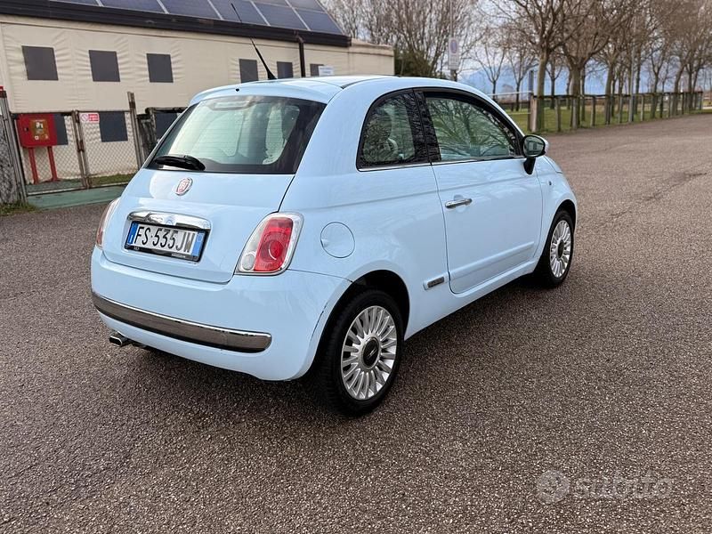 Usata Fiat 500 69 CV (50 kW) 2009 Bianco Cabrio