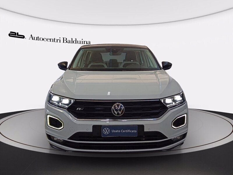 Usata VW T-Roc Sport 150 CV (110 kW) 2021 Bianco/tetto nero SUV