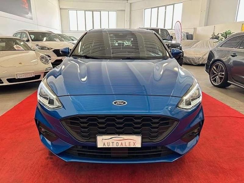Usata Ford Focus ST-Line 125 CV (91 kW) 2019 Blu Berlina