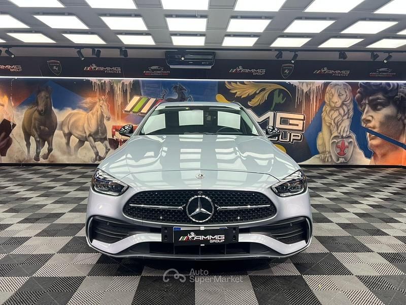 Usata Mercedes C300e Premium 204 CV (150 kW) 2022 Argento Station wagon