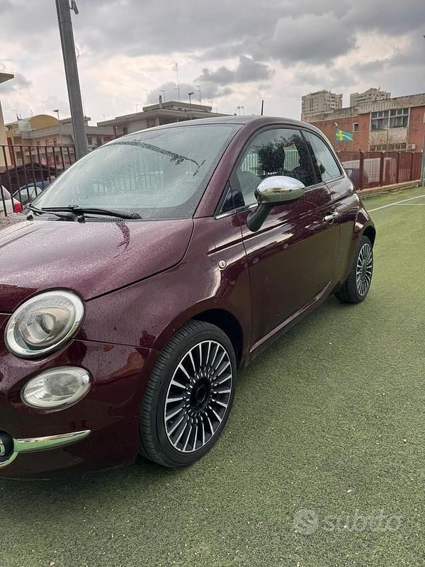 Usata Fiat 500 Lounge 95 CV (69 kW) 2017 Rosso Berlina