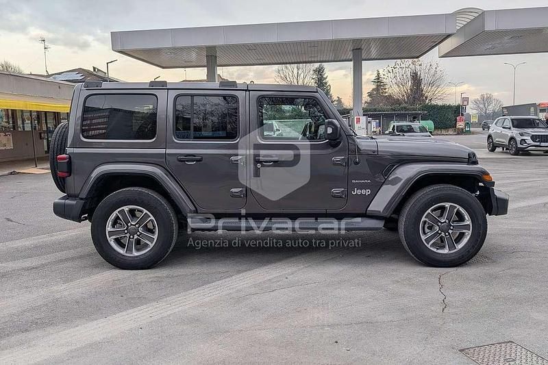 Usata Jeep Wrangler Unlimited Sahara 200 CV (147 kW) 2018 Grigio SUV