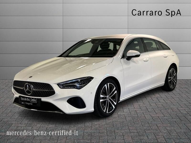 Bianco Usata 2024 Mercedes CLA180 Shooting Brake Advanced Station wagon | 31.700 € (Buon prezzo) - Immagine 1/4