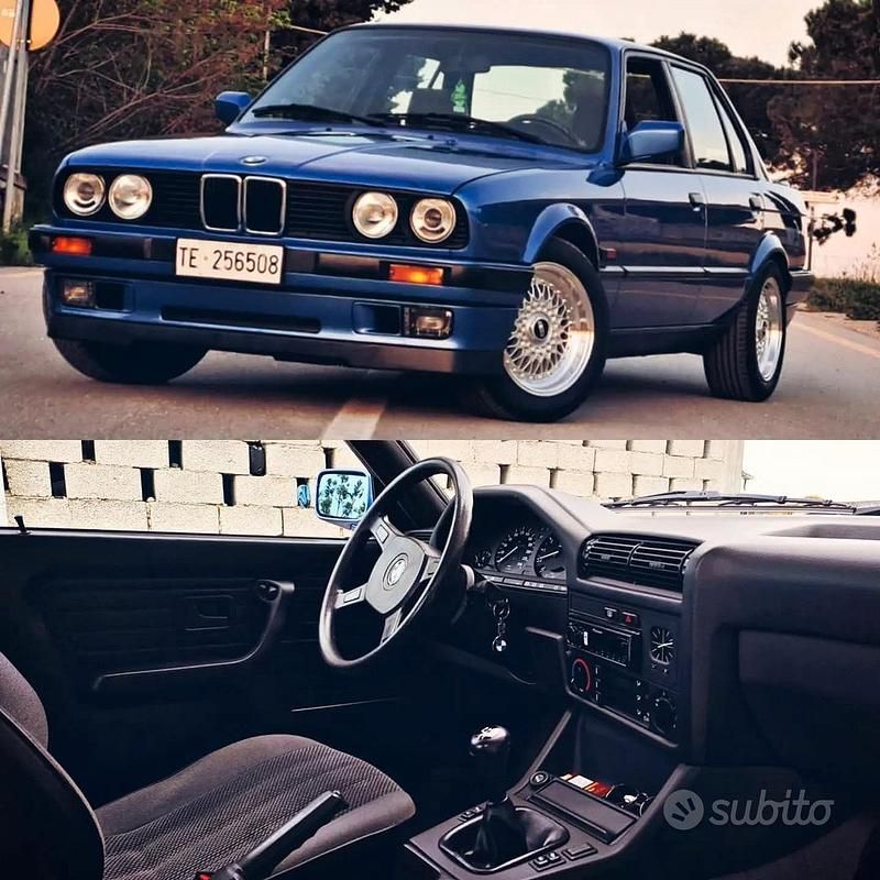 Usata BMW 318 1989 Blu Berlina