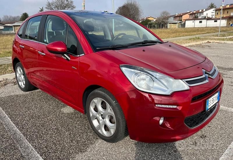 Usata Citroën C3 68 CV (50 kW) 2013 Rosso Berlina