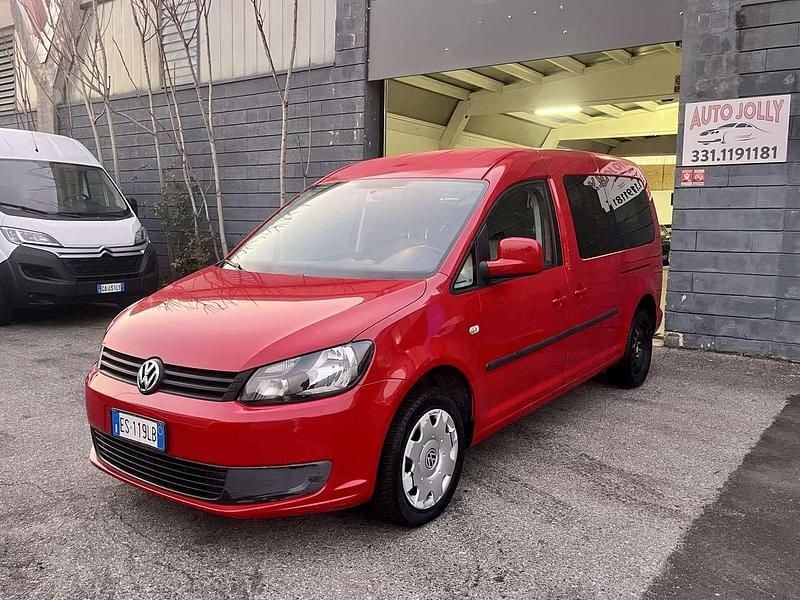 Rosso Usata 2013 VW Caddy Maxi Monovolume | 12.500 € (Super prezzo) - Immagine 1/4