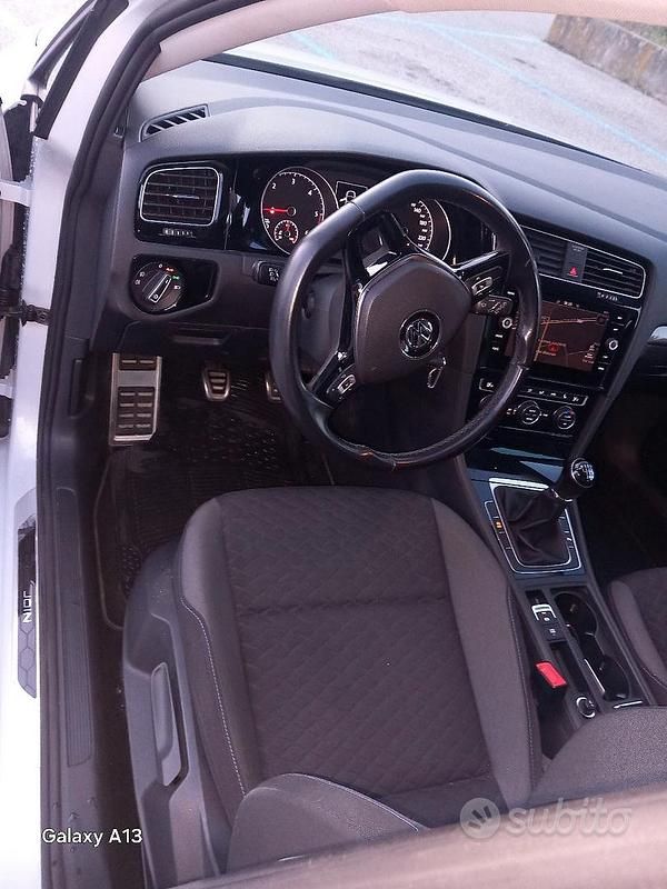 Usata VW Golf VII Join 150 CV (110 kW) 2018 Bianco Berlina