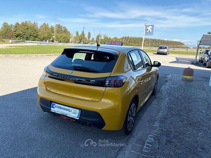 Usata Peugeot 208 Active 75 CV (55 kW) 2020 Giallo Utilitaria