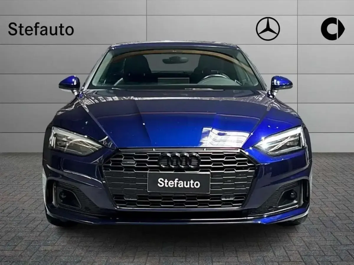 Usata Audi A5 S-Line 190 CV (139 kW) 2021 Blu Coupé