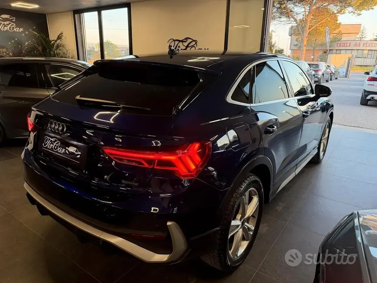 Usata Audi Q3 Sportback S-Line 150 CV (110 kW) 2022 Blu/azzurro SUV