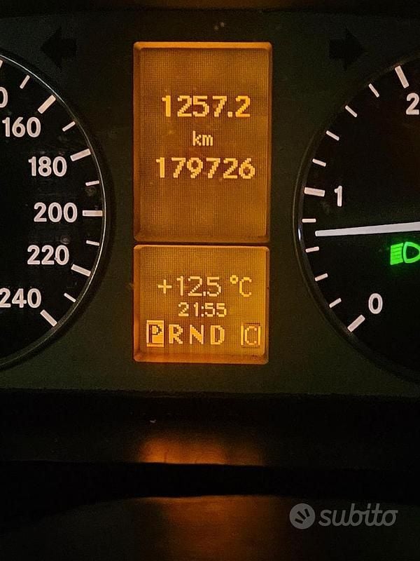 Usata Mercedes B180 Chrome 109 CV (80 kW) 2010 Nero Monovolume