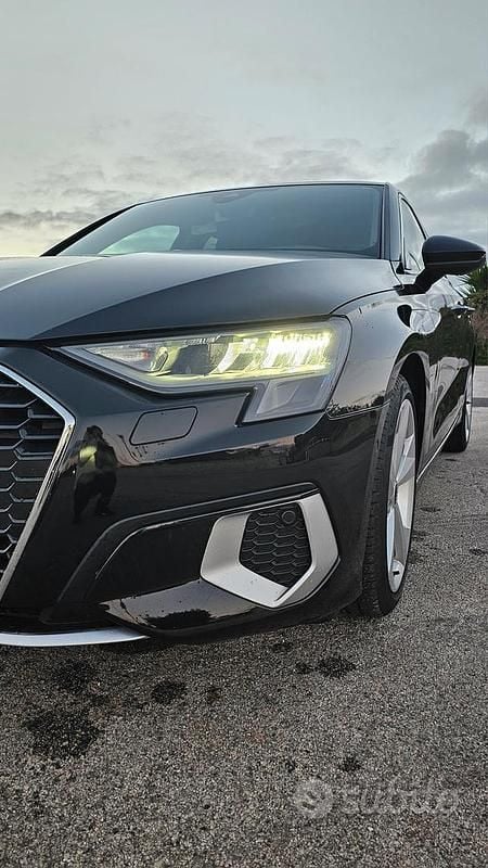 Usata Audi A3 Advanced 150 CV (110 kW) 2021 Nero Berlina