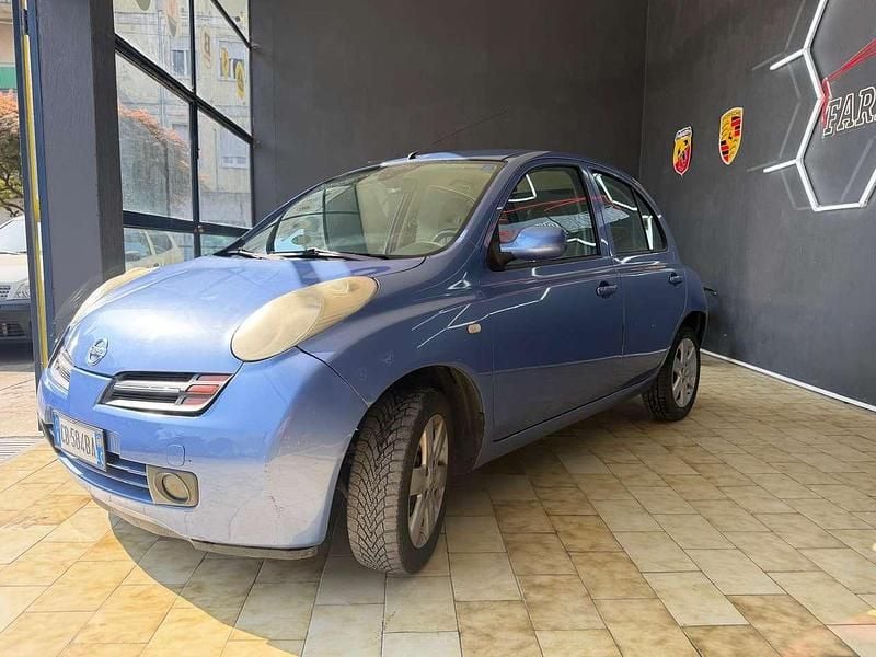 Usata Nissan Micra Acenta 88 CV (64 kW) 2003 Blu/azzurro Utilitaria
