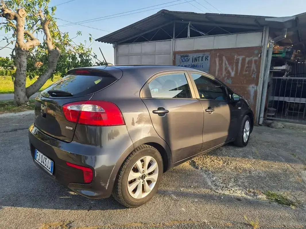 Usata Kia Rio Active 75 CV (55 kW) 2017 Grigio Berlina