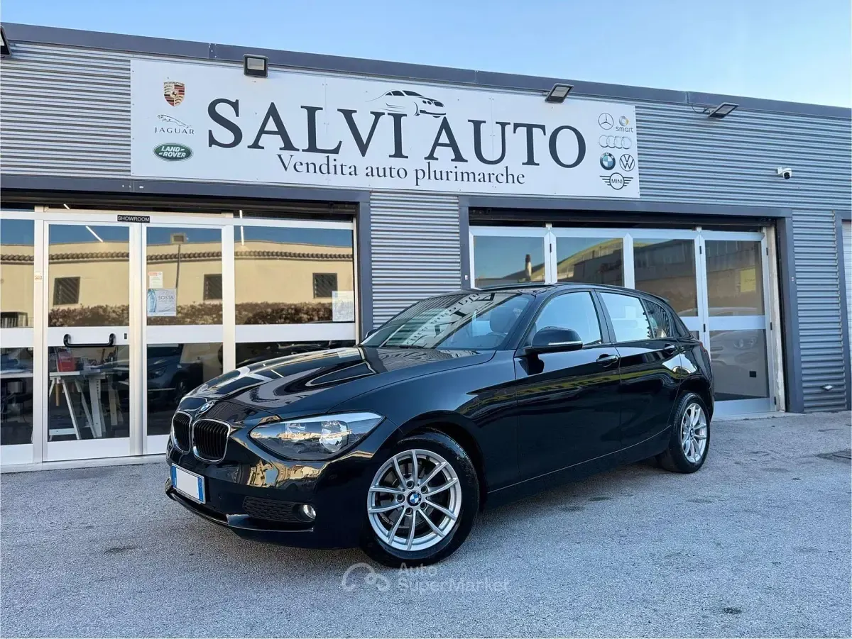 Usata BMW 116 Sport Line 116 CV (85 kW) 2013 Nero Utilitaria