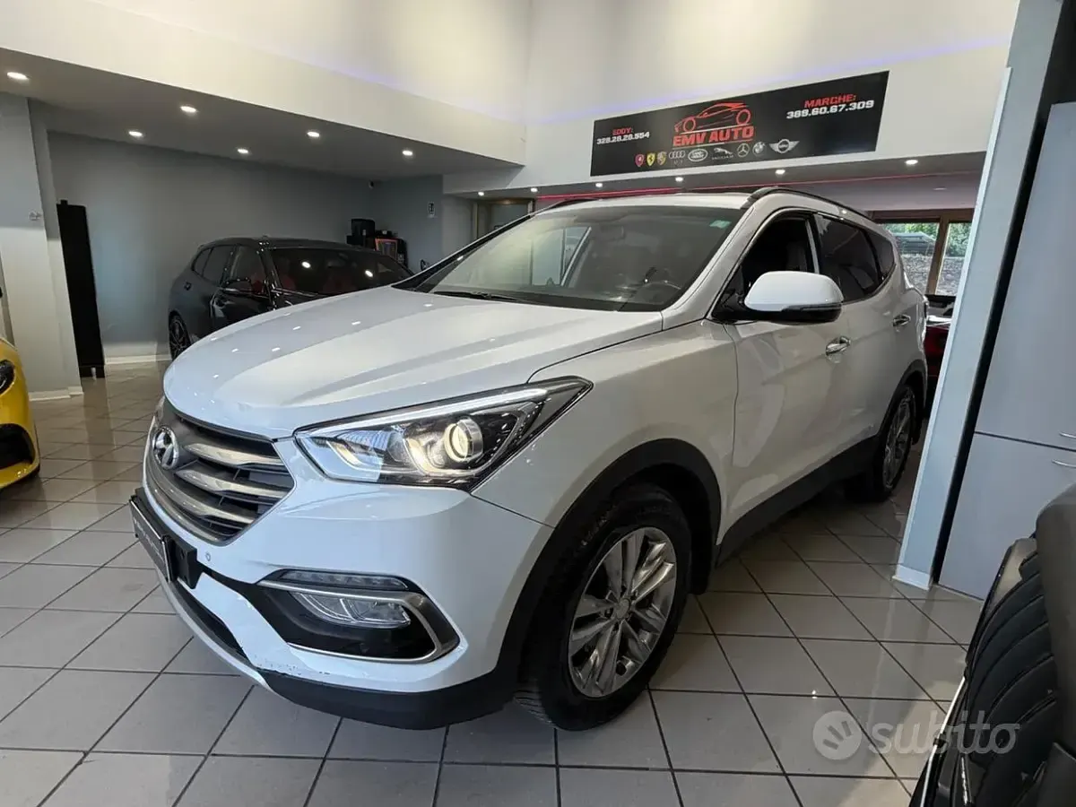 Usata Hyundai Santa Fe Xpossible 150 CV (110 kW) 2016 Bianco SUV