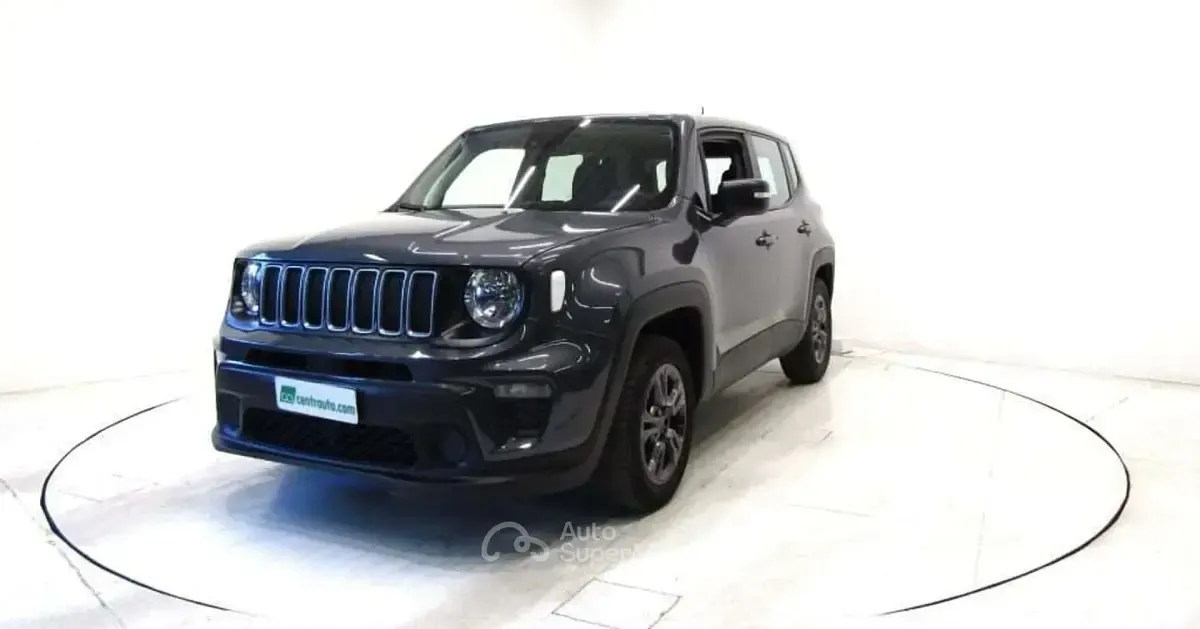 Usata Jeep Renegade Longitude 131 CV (96 kW) 2023 Grigio scuro SUV