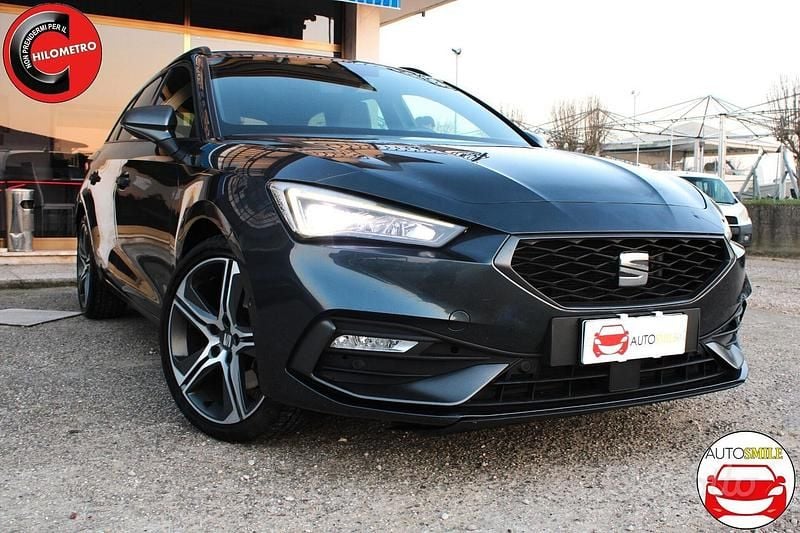 Usata Seat Leon FR 150 CV (110 kW) 2022 Grigio Station wagon