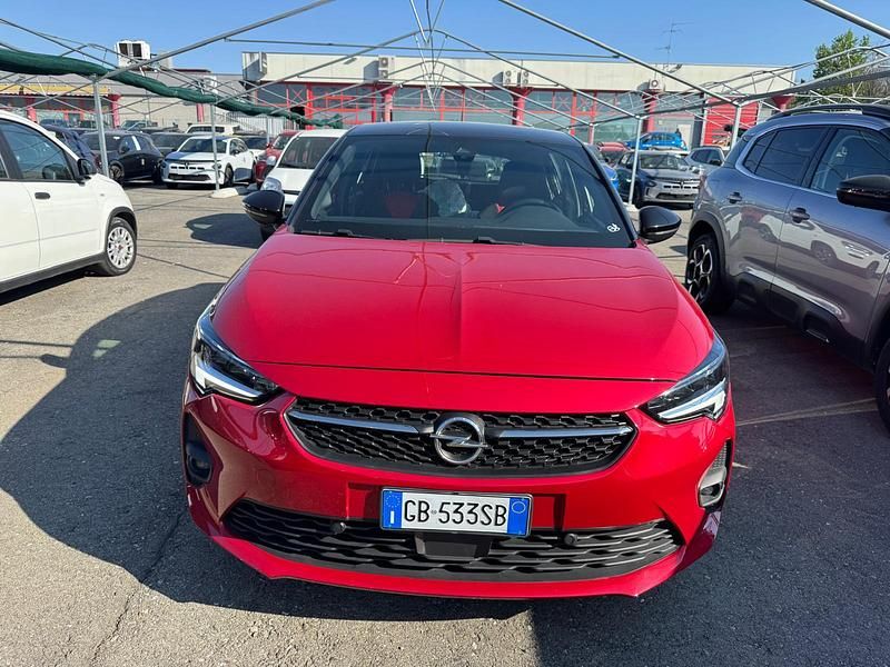 Usata Opel Corsa GS Line 101 CV (74 kW) 2020 Rosso/tetto nero Utilitaria