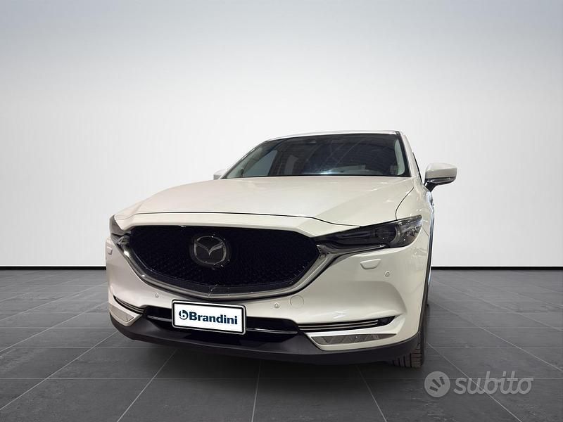 Usata Mazda CX-5 Exclusive 184 CV (135 kW) 2019 Bianco perlato SUV
