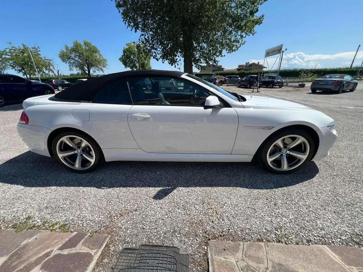 Usata BMW 635 Cabriolet 286 CV (210 kW) 2010 Bianco Cabrio