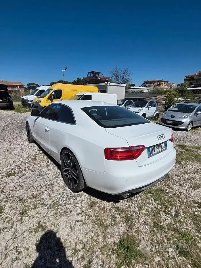 Usata Audi A5 190 CV (139 kW) 2009 Bianco Coupé