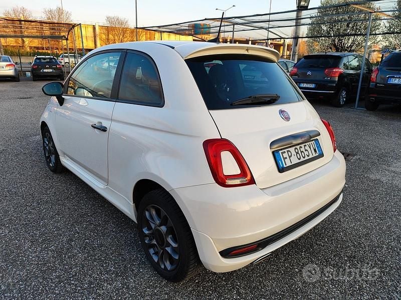 Usata Fiat 500 S 95 CV (69 kW) 2018 Bianco Berlina
