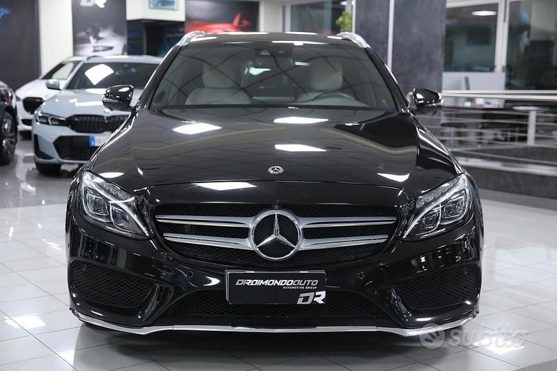 Usata Mercedes C220 Premium 170 CV (125 kW) 2018 Nero Station wagon