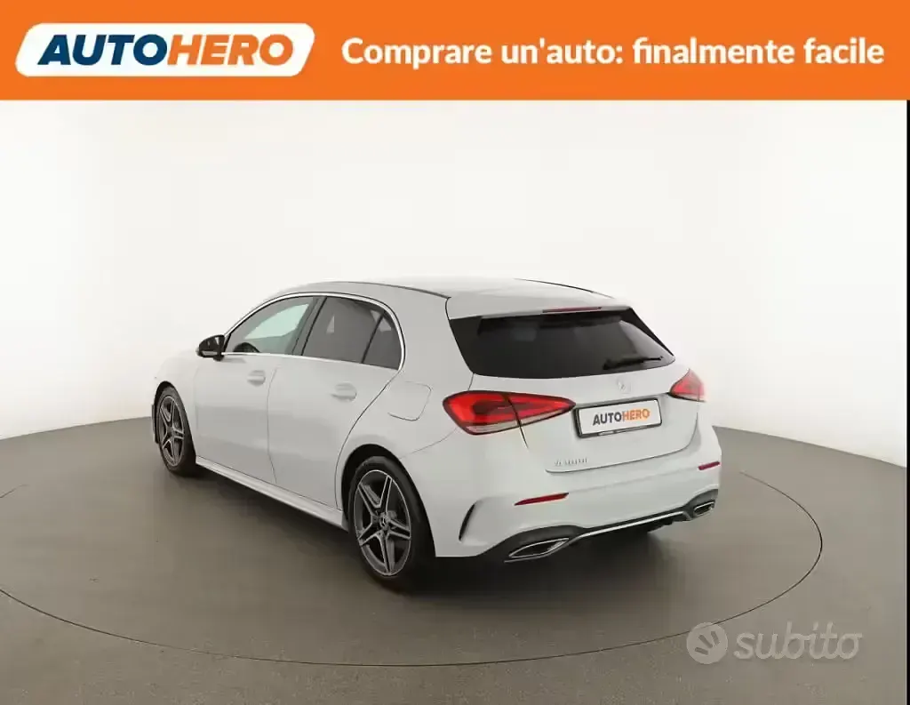 Usata Mercedes A180 AMG line 116 CV (85 kW) 2022 Bianco Berlina