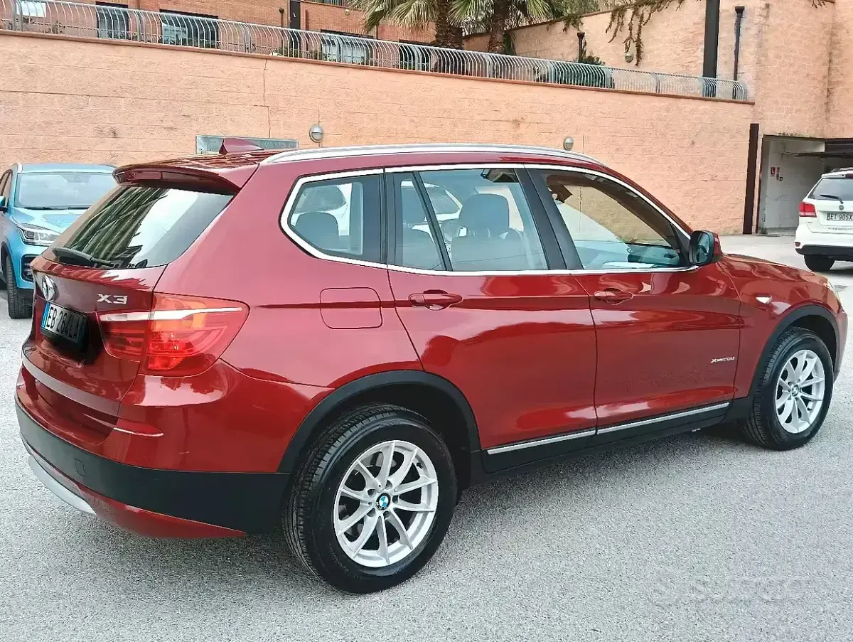 Usata BMW X3 184 CV (135 kW) 2012 Rosso SUV