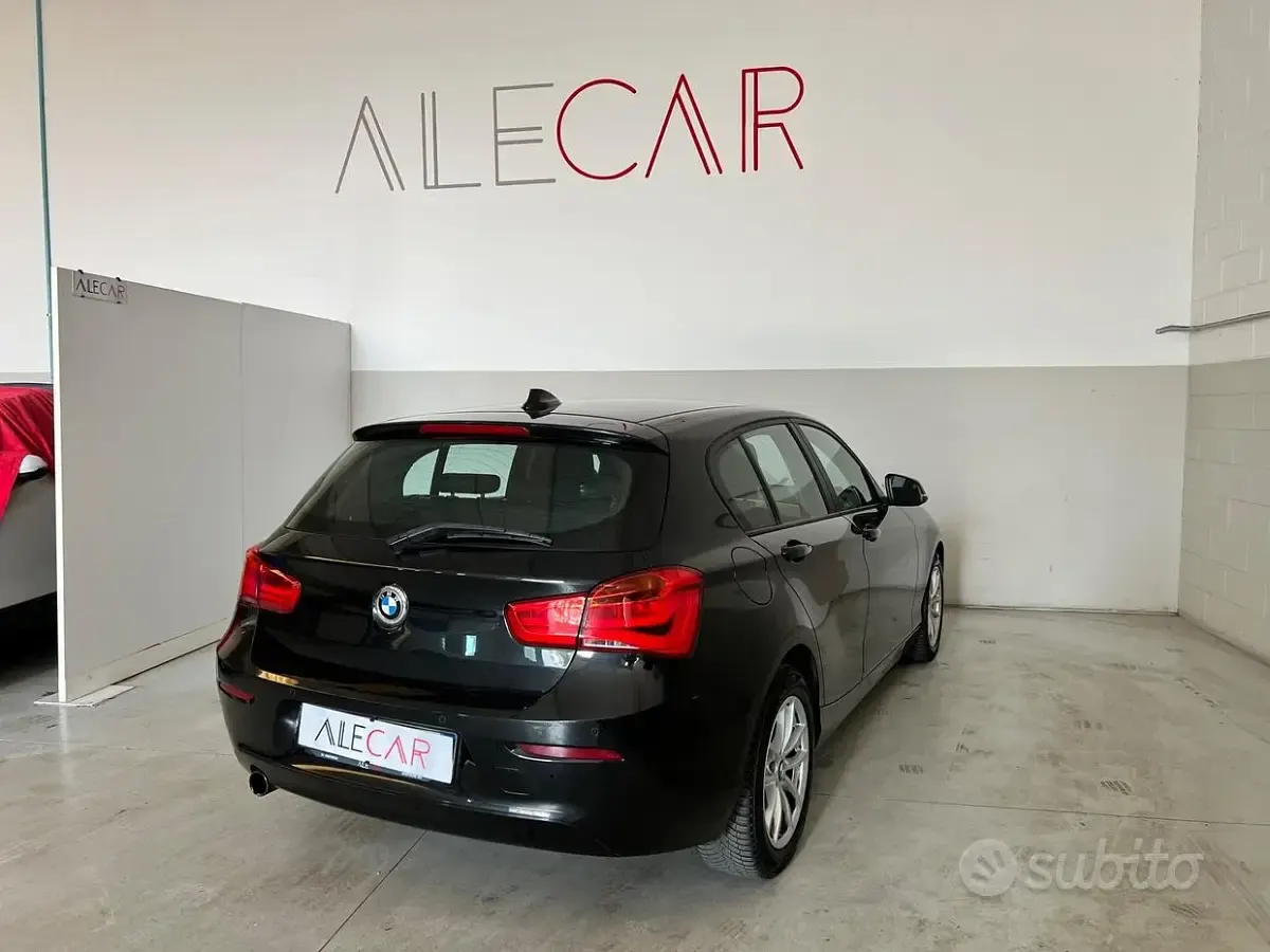 Usata BMW 116 Advantage 109 CV (80 kW) 2018 Nero Utilitaria