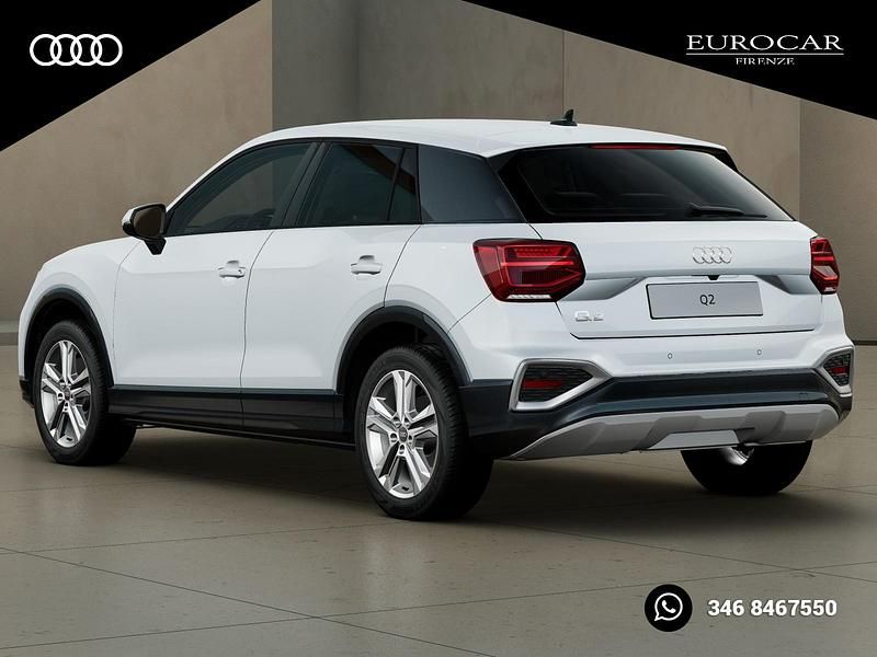 Nuova Audi Q2 Advanced 150 CV (110 kW) 2025 Bianco ghiacciaio metallizzato SUV