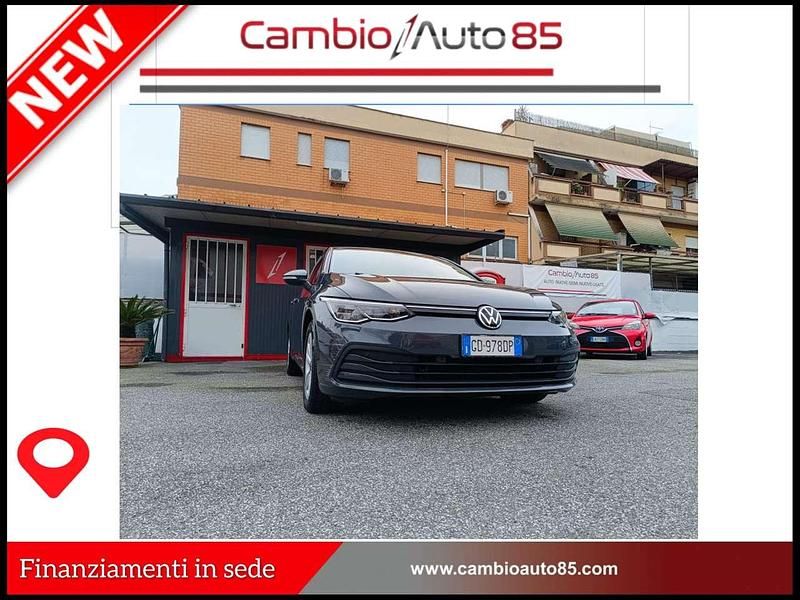Usata VW Golf VIII Life 110 CV (80 kW) 2020 Grigio Berlina