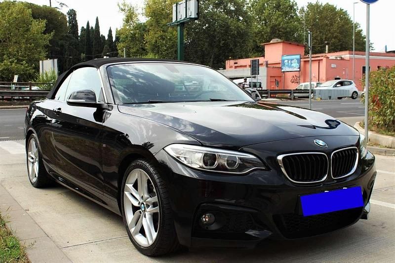 Usata BMW 218 M Sport 150 CV (110 kW) 2016 Nero Cabrio