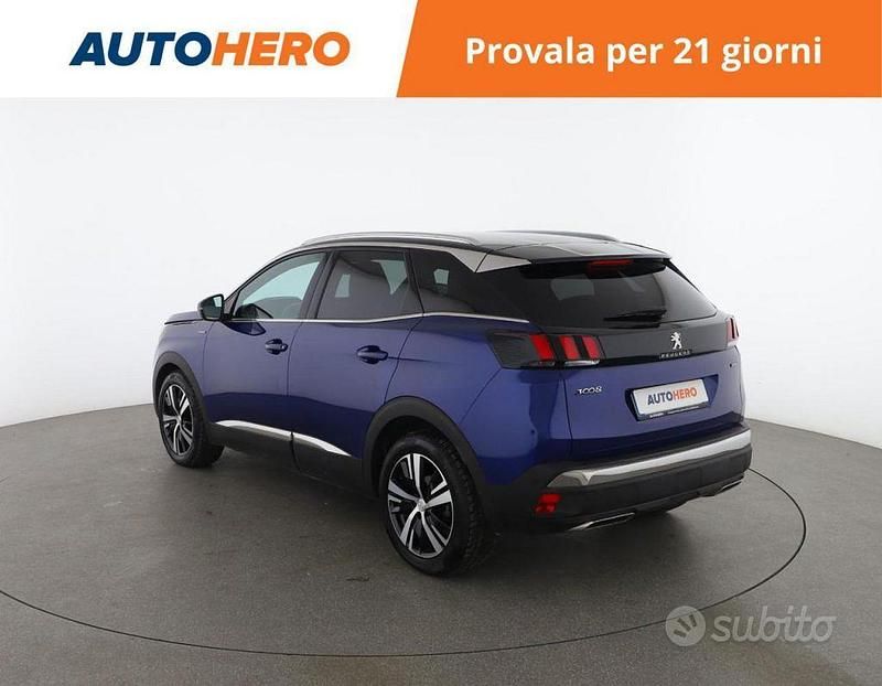 Usata Peugeot 3008 GT-line 120 CV (88 kW) 2018 Blu SUV