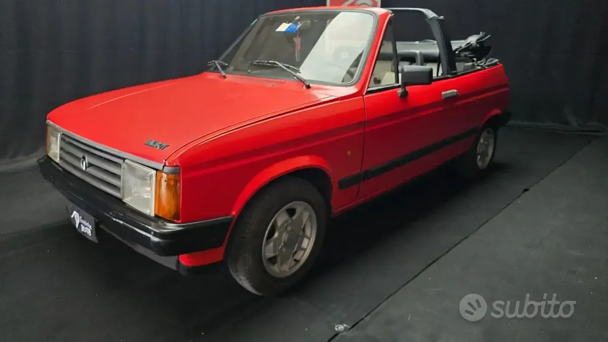 Usata Talbot Samba 1985 Rosso Cabrio