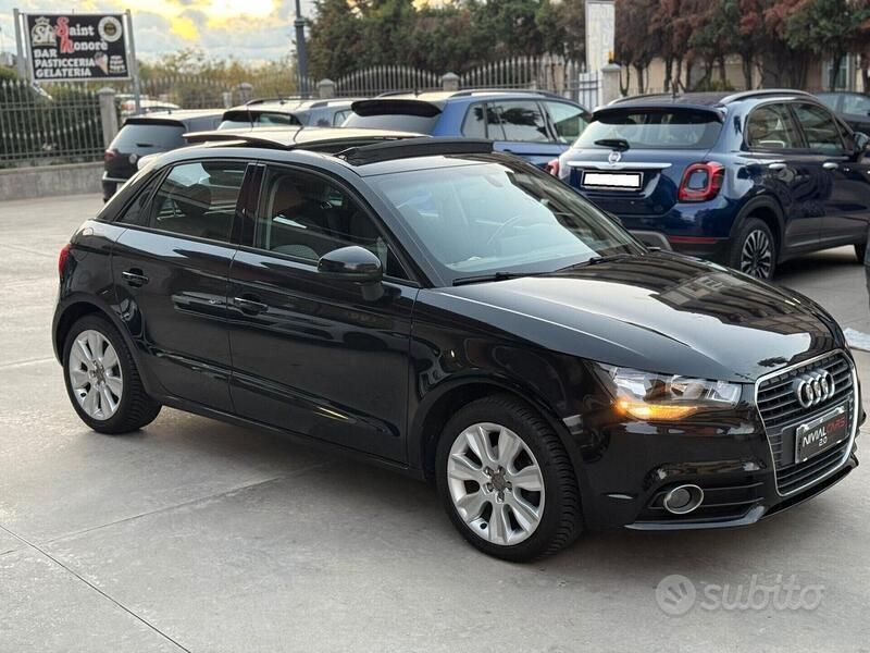 Usata Audi A1 Ambition 86 CV (63 kW) 2013 Nero Utilitaria