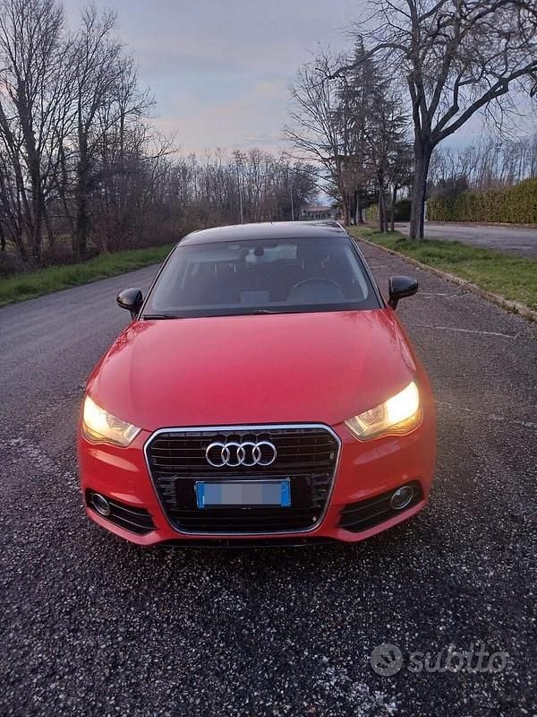 Usata Audi A1 S-Line 105 CV (77 kW) 2013 Rosso Utilitaria