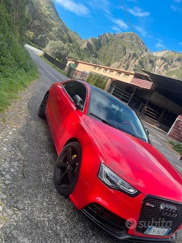 Usata Audi A5 204 CV (150 kW) 2011 Rosso Coupé