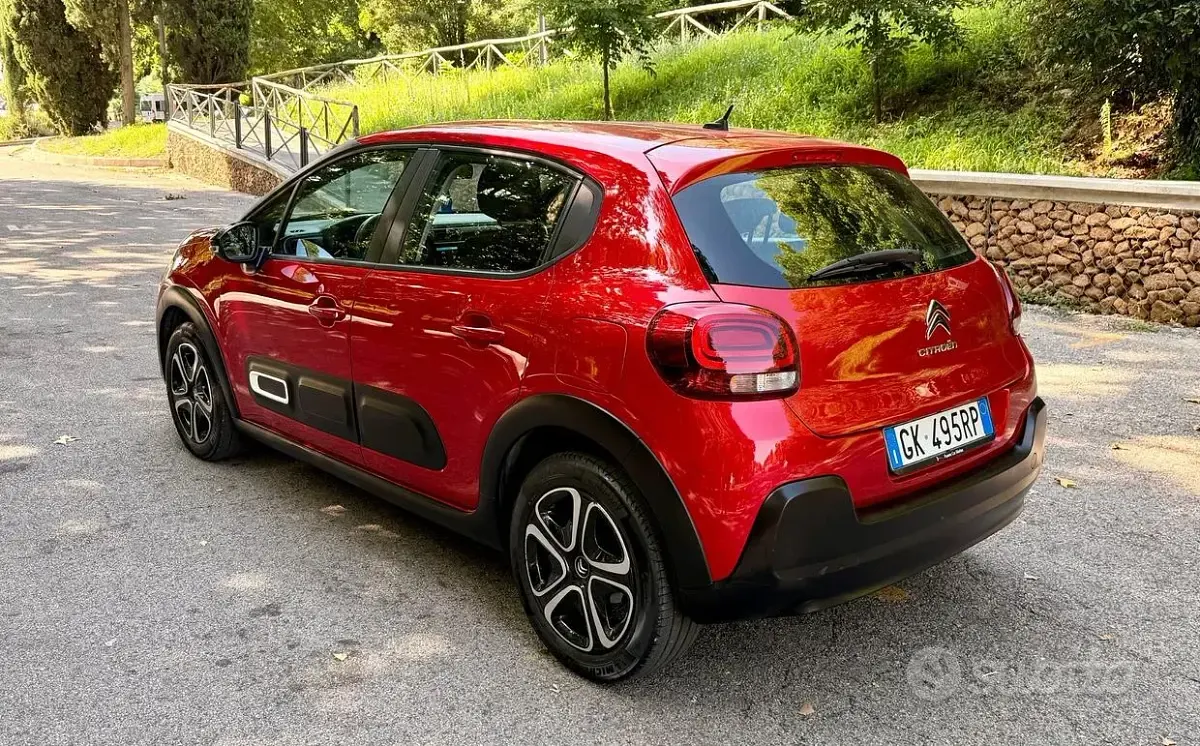 Usata Citroën C3 Feel 102 CV (75 kW) 2022 Rosso Utilitaria